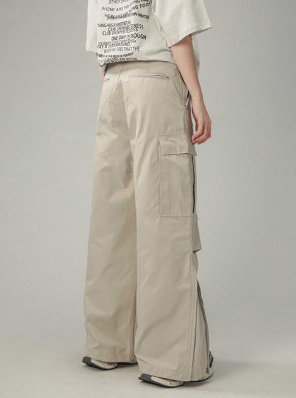 Pleated Paratrooper Cargo Pants