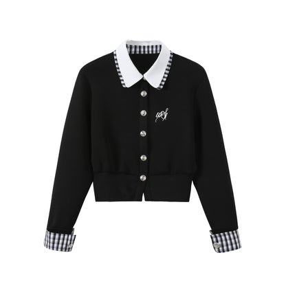 Knitted Cardigan Jacket and Skirt Set-Up