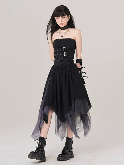 Irregular Multi-Layer Mesh Skirt