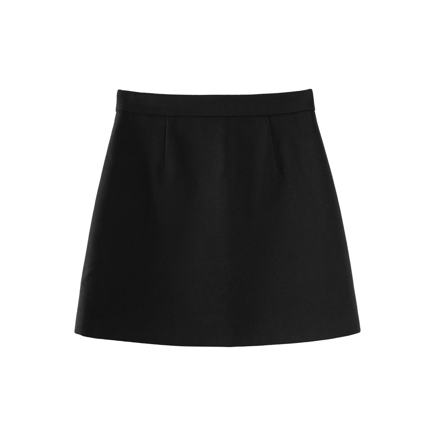 Woolen A-Line Skirt