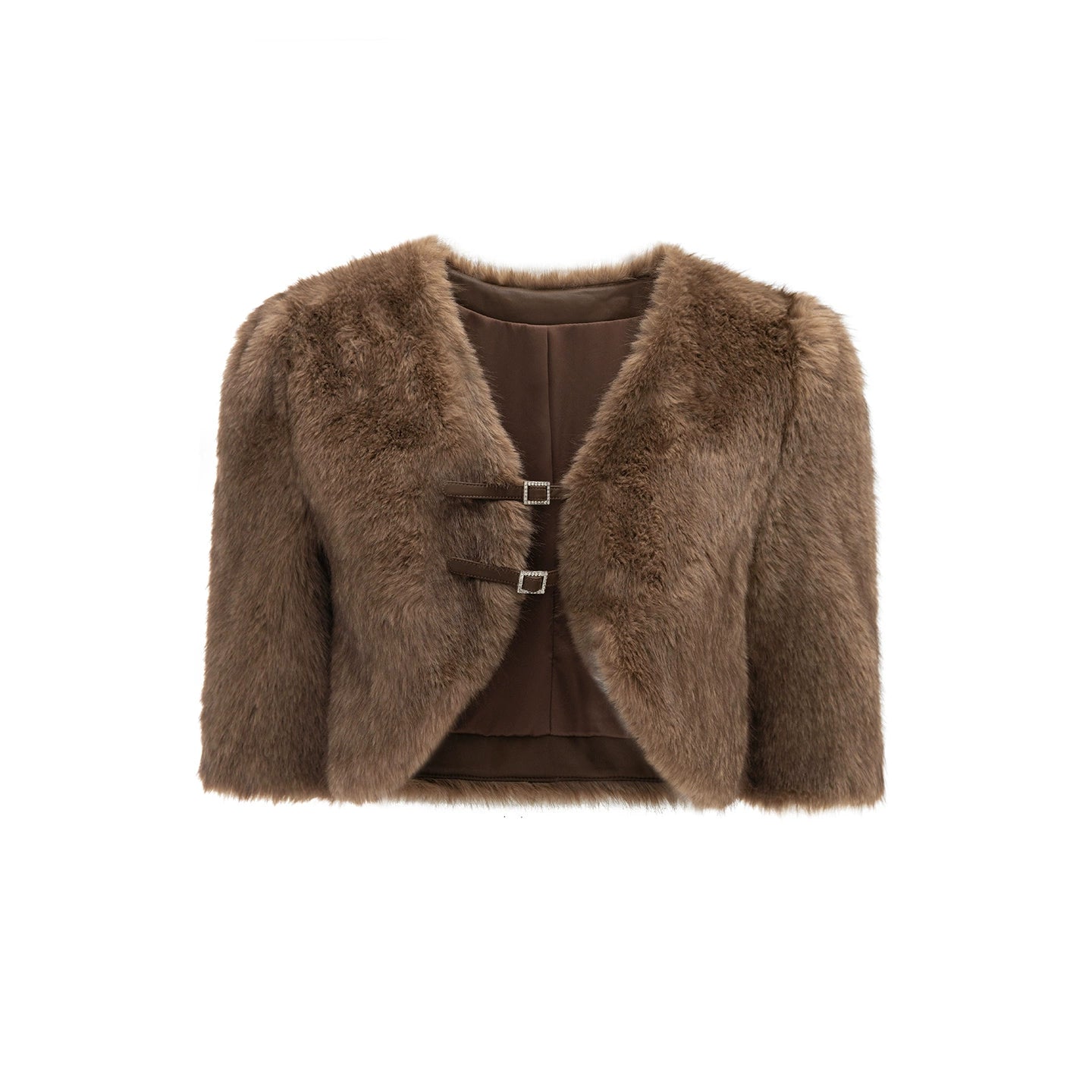 Temperament Shoulder Autumn Fur Jacket