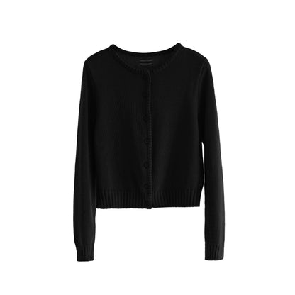 Woven Texture Knit Cardigan