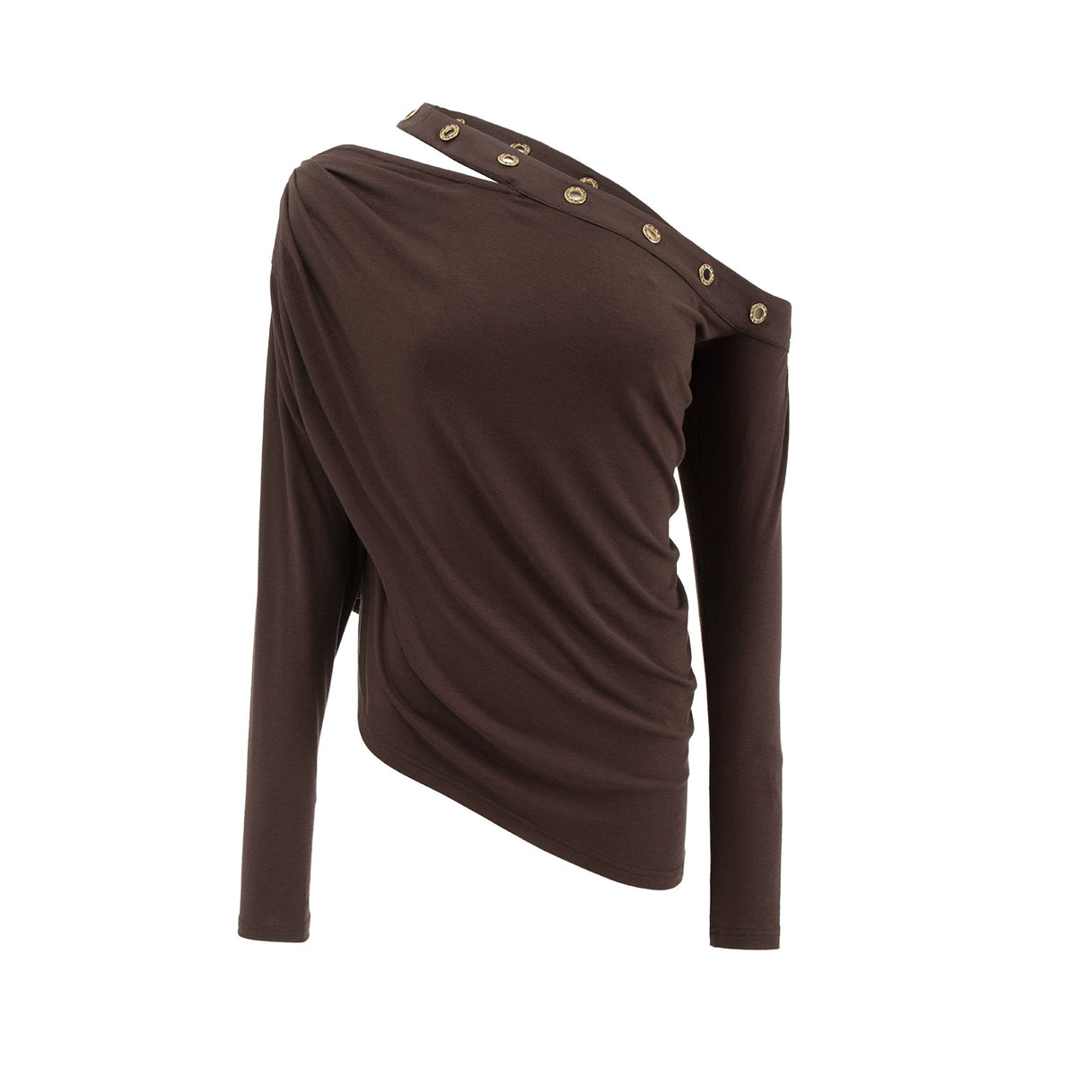 Slanting Top Air Slanted Shoulder Top – UrbanSheek