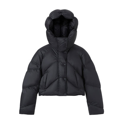 Hooded Short Down Jacket