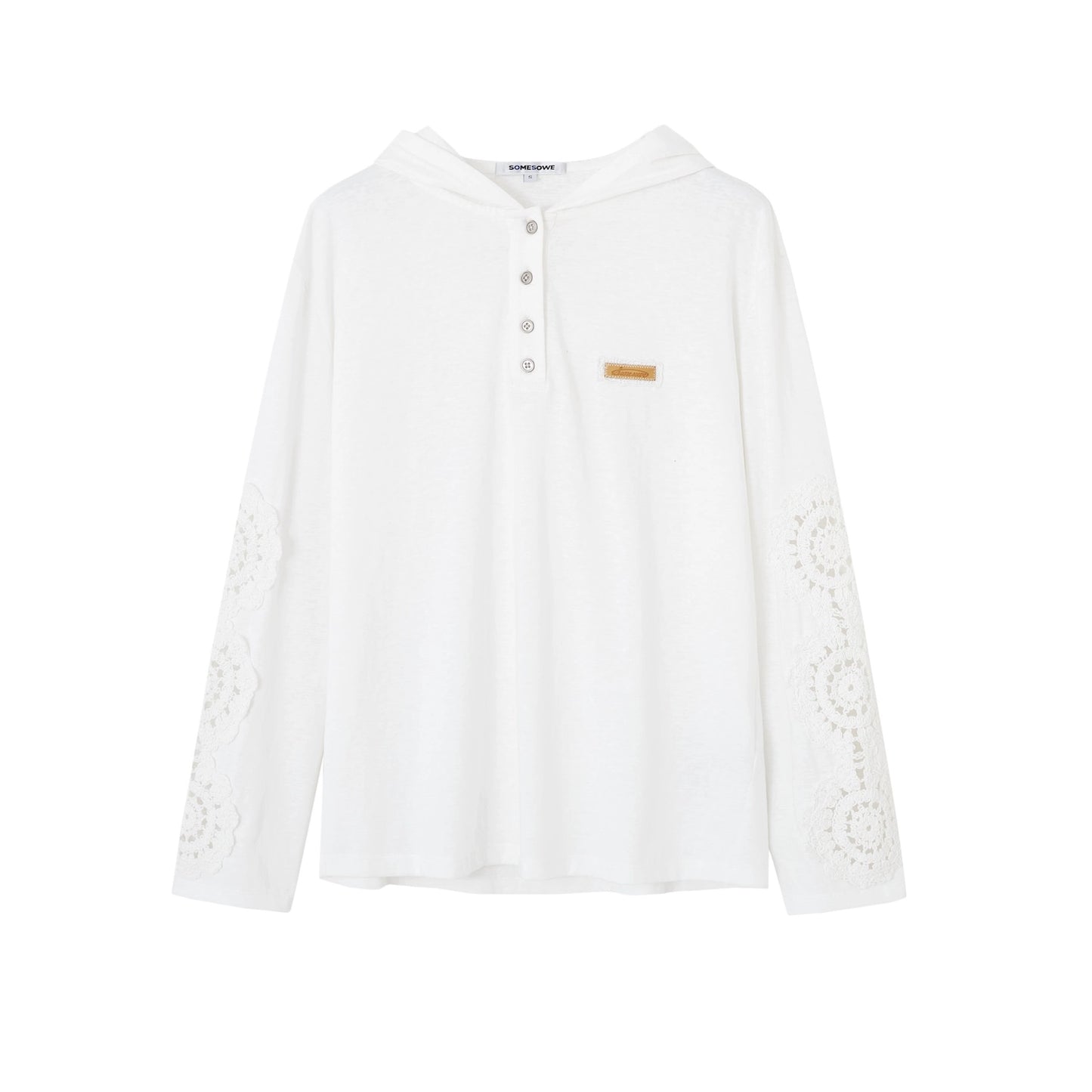 Breezy Lace Hoodie Tee