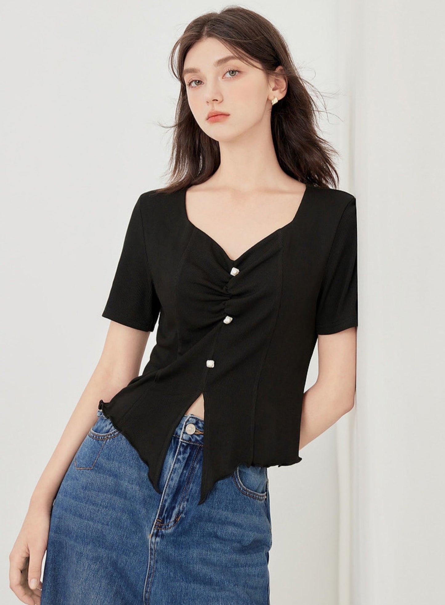 Versatile Temperament Knit Top