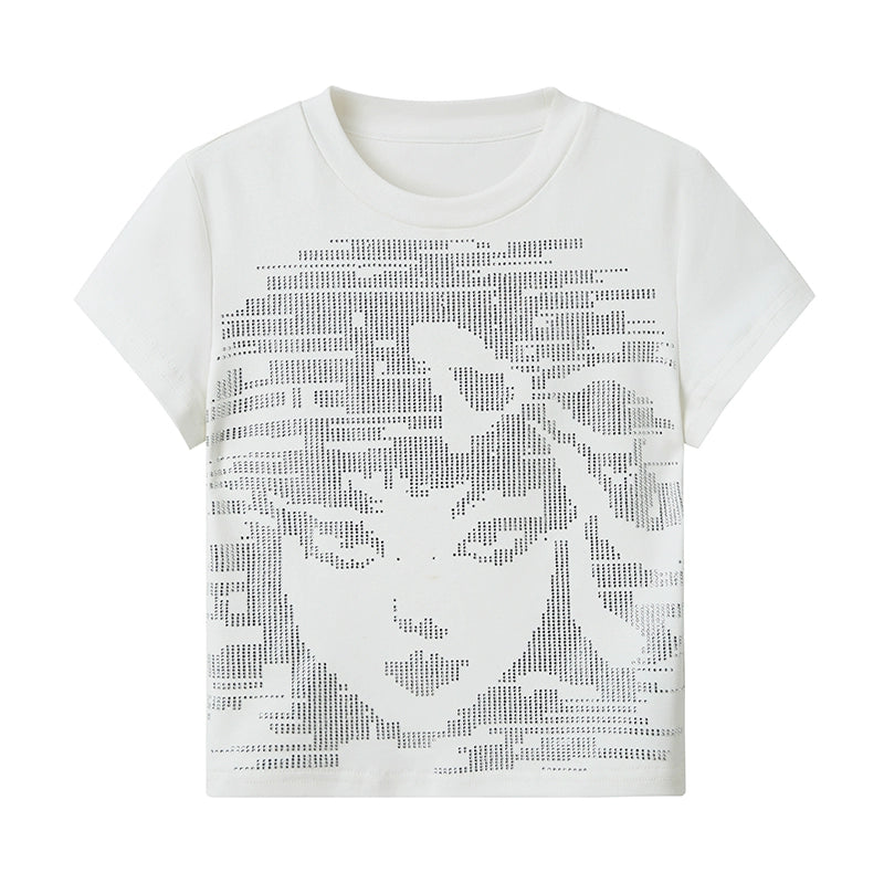 Diamond Abstract Face T-Shirt