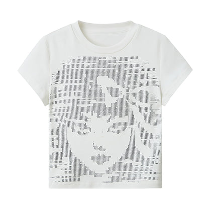 Diamond Abstract Face T-Shirt