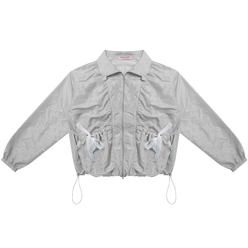 Loose Fit Lace Jacket