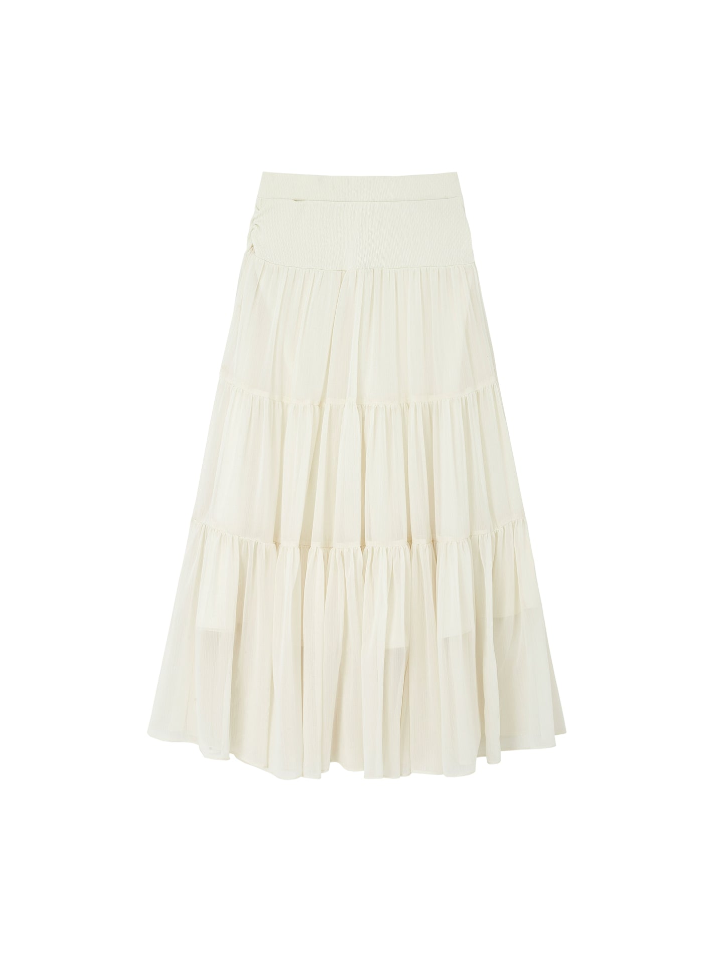 Oberla Shirred A-Line Skirt