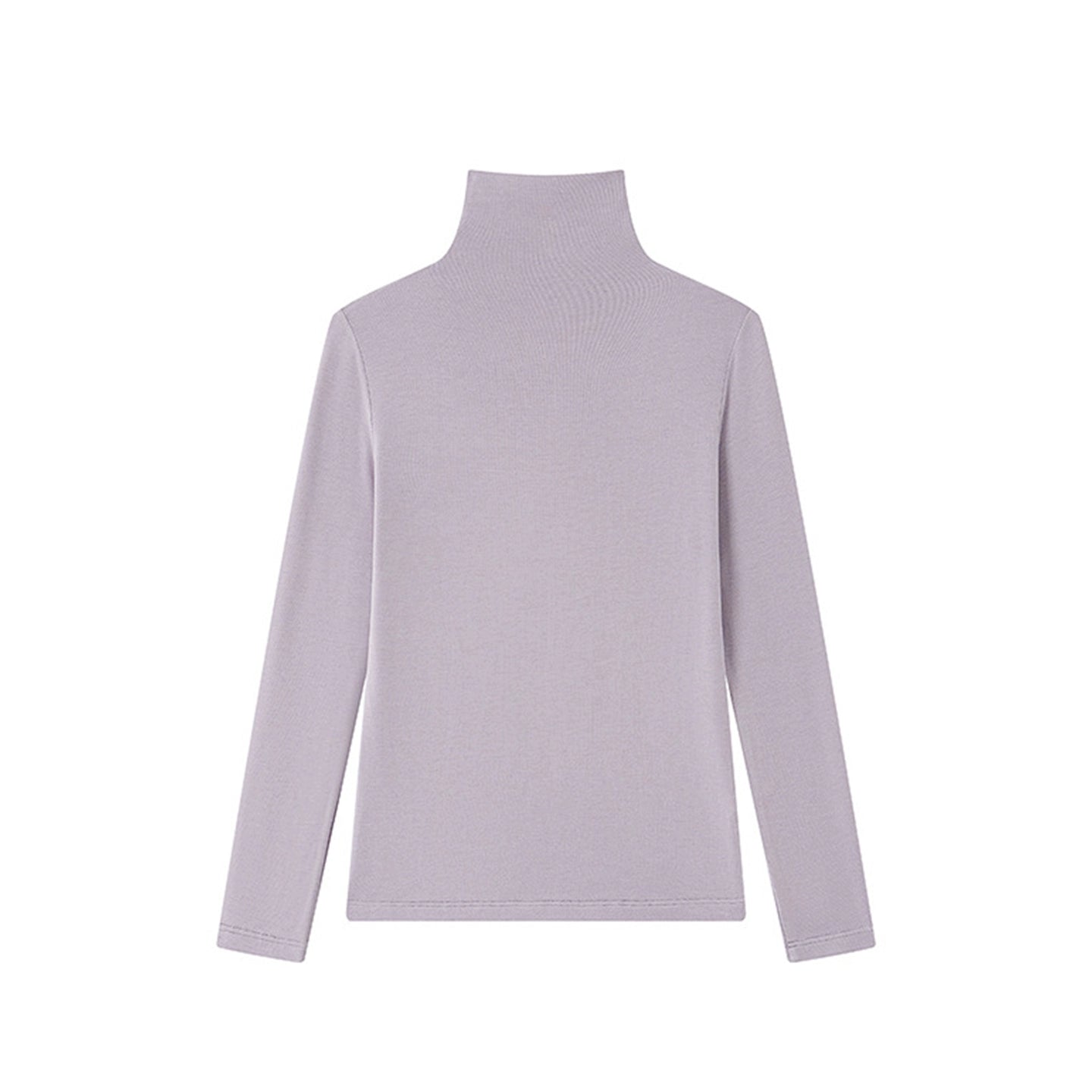 Tencel Wool Seamless Turtleneck Sweater