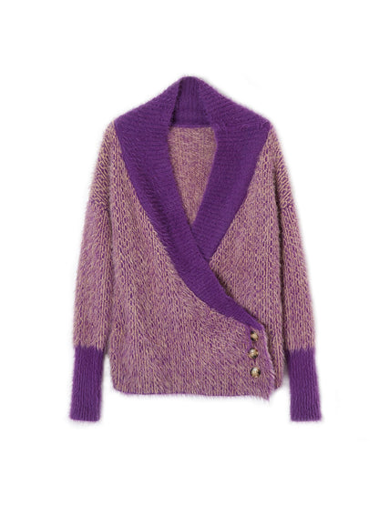 Retro Leopard Print Cardigan Set-Up