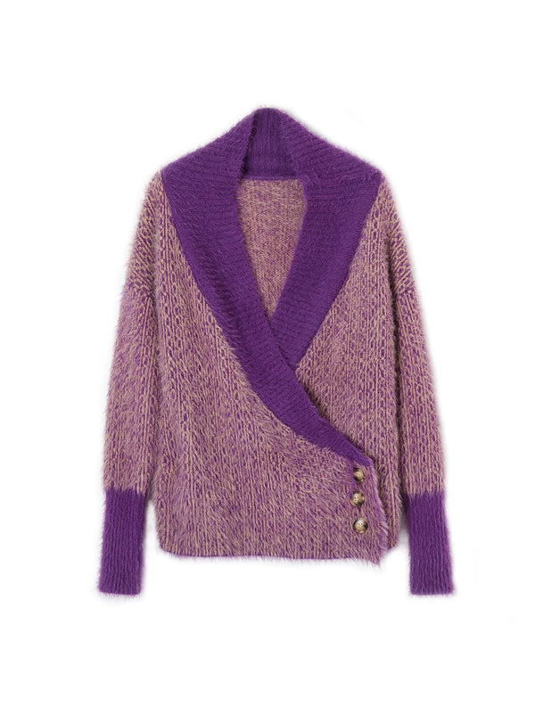 Retro Leopard Print Cardigan Set-Up