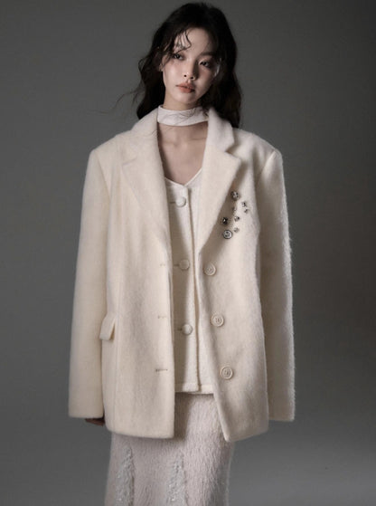 wool blazer coat