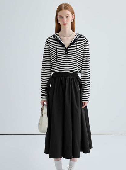 Black A-Line Skirt