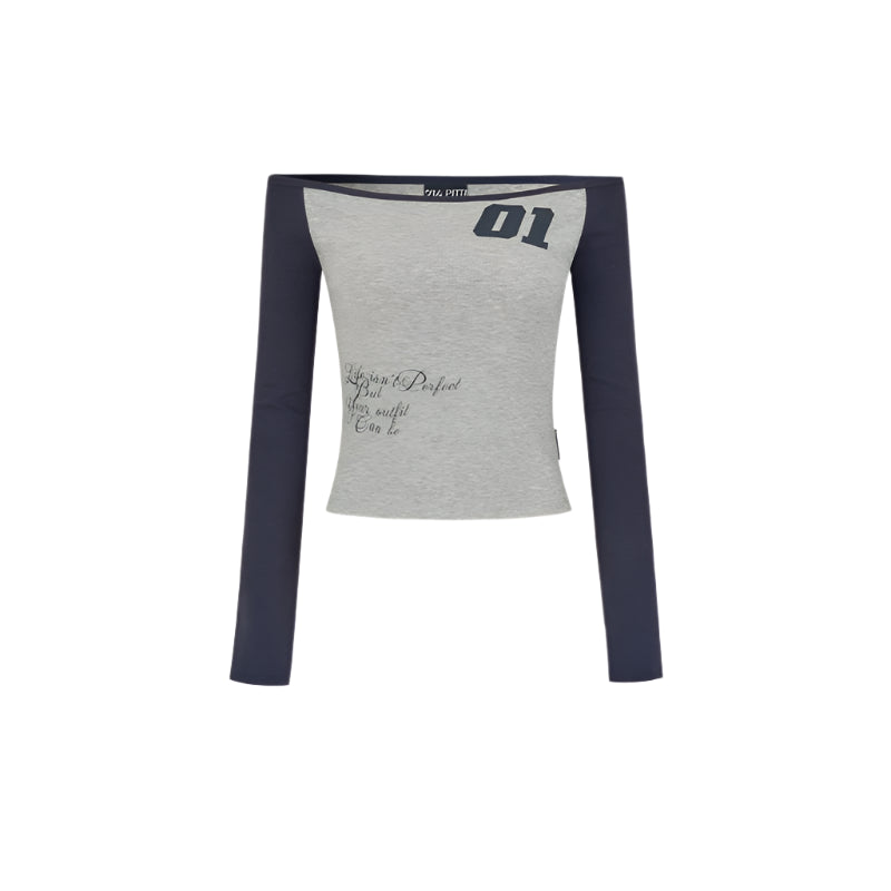 T-shirt asymétrique à une épaule 