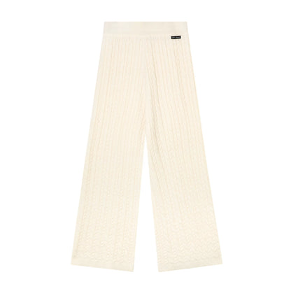 Knitted Jacket Pants Set-Up