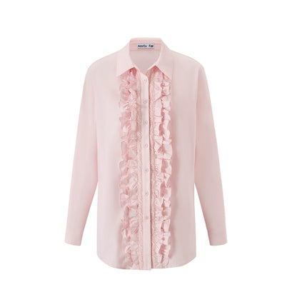 Lotus Lace Long-Sleeved Shirt
