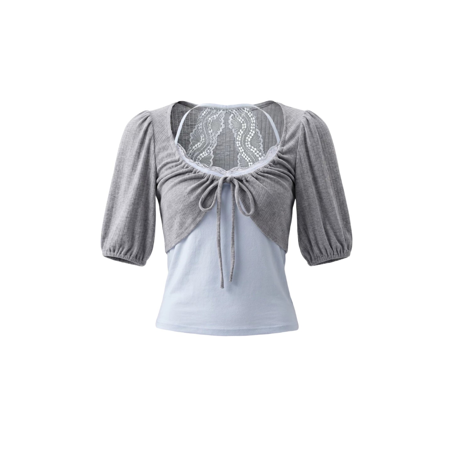 Mist Flower Color-Block Top Set-Up