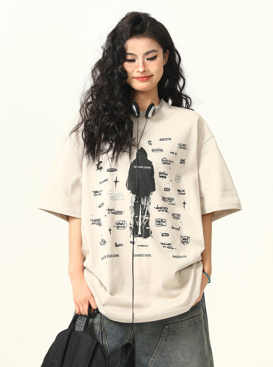 American Street Fashion Kurzarm-Top