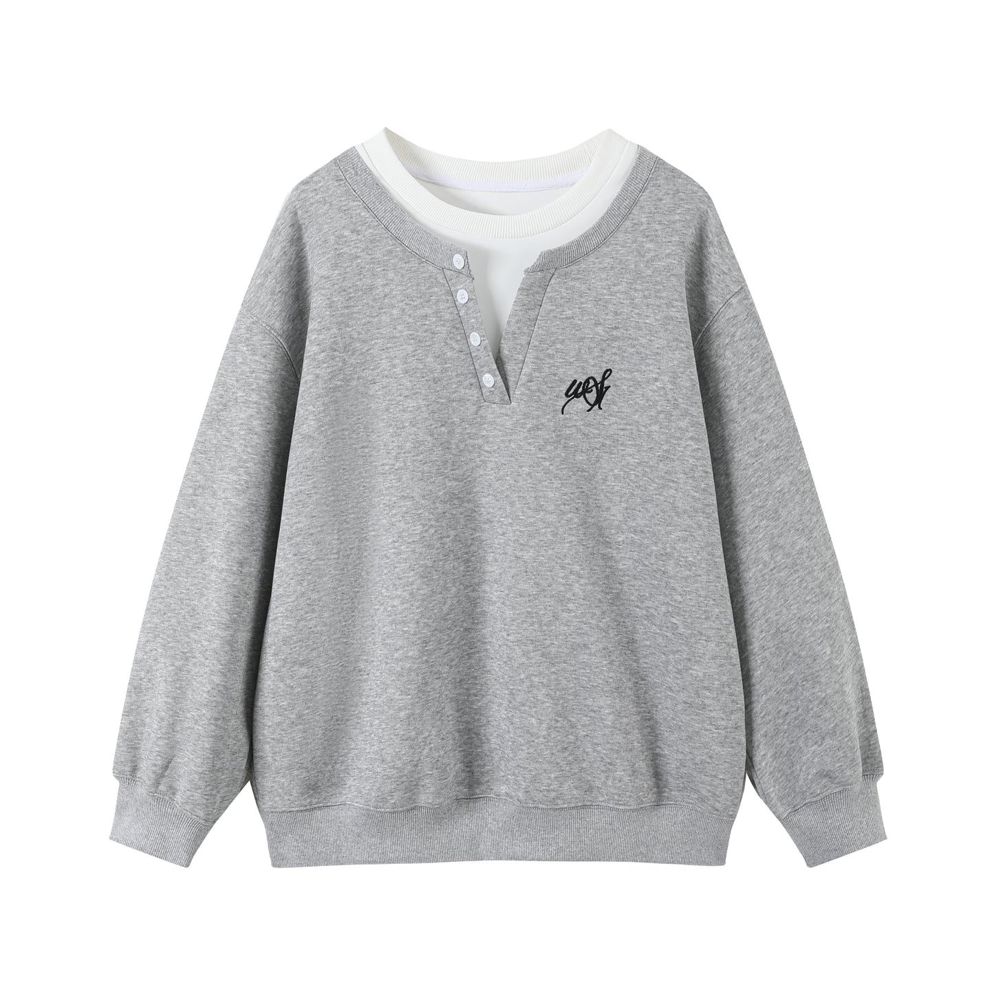 Gray Sweatshirt Set-Up