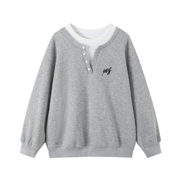 Gray Sweatshirt Set-Up