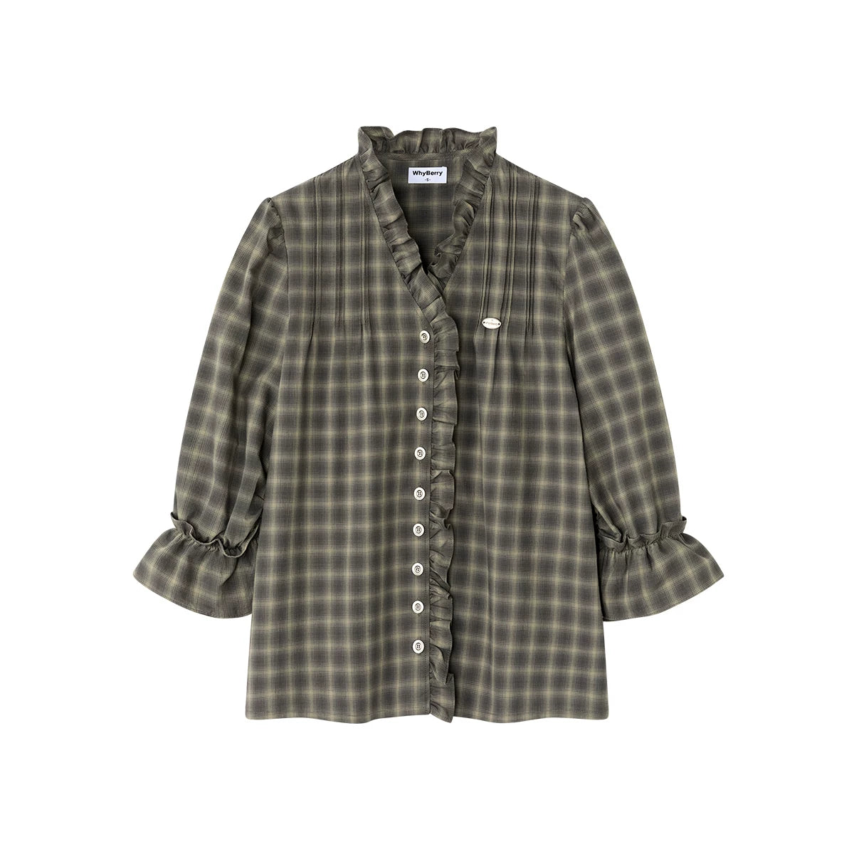 Flower Day Plaid Shirt