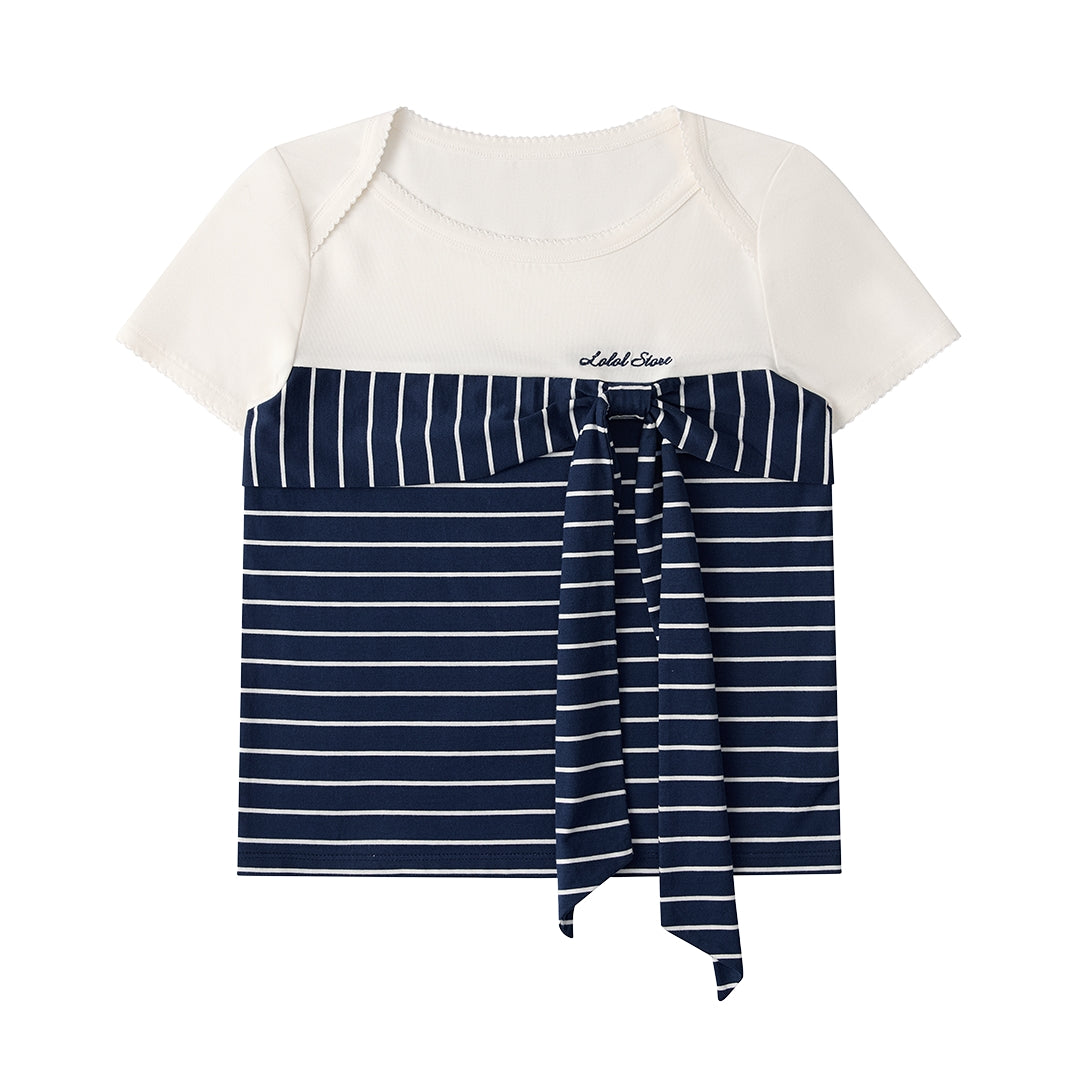 Contrast Stripe T-Shirt