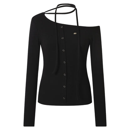 Soft Shoulder Knitted Sweater