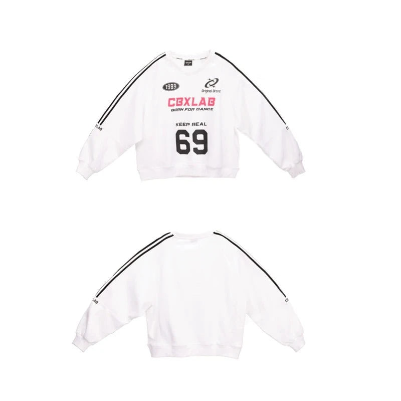 White Hip Hop American Jersey Set-Up