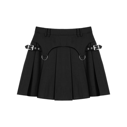 Camisole strap pleated skirt