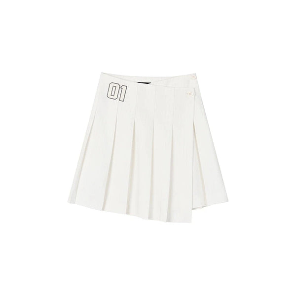 Versatile Sporty Pleated Skirt