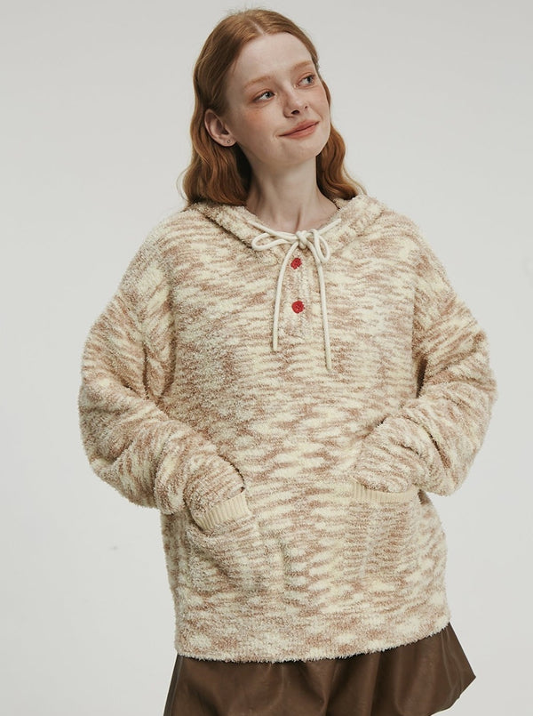 Hooded Knitted Sweater