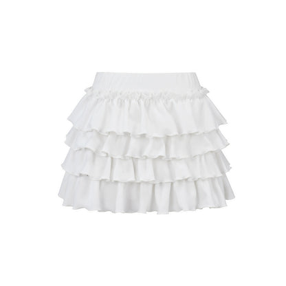 Cashmere Lace Layered Skirt