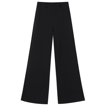 Black Knit Flared Pants