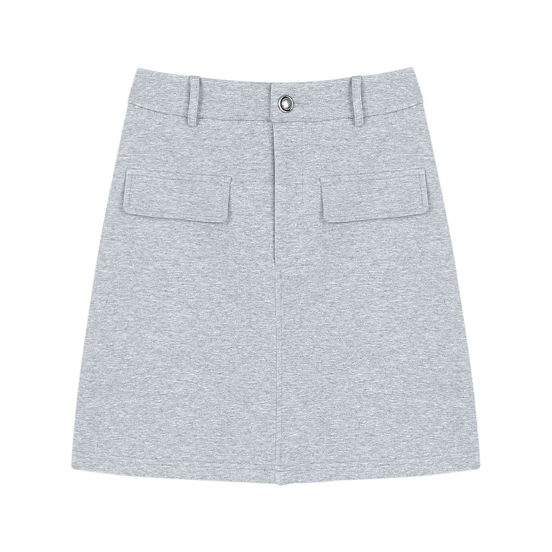 Athleisure Short Sweatshirt Skirt Set