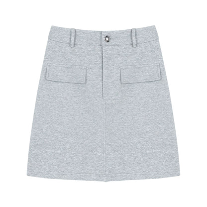 Athleisure Short Sweatshirt Skirt Set