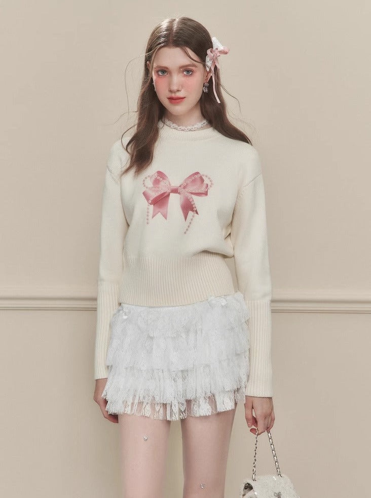 Bow Candy Sweater