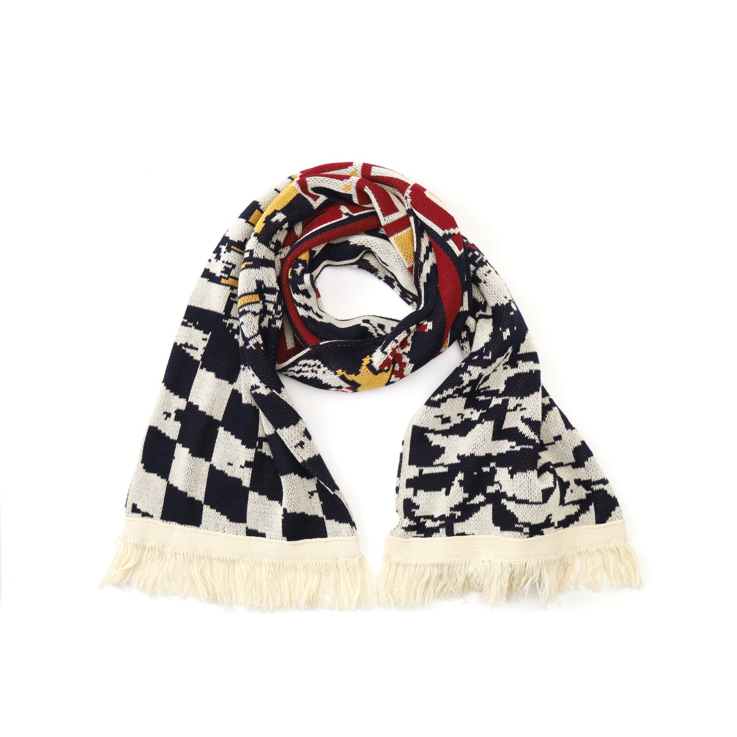 Racing Jacquard Knit Snood