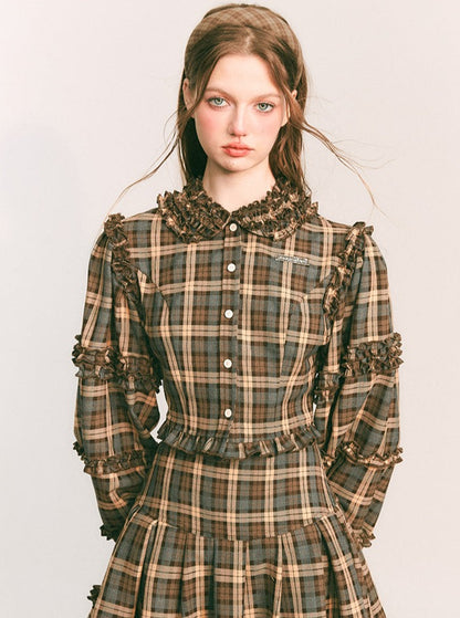 Vintage Plaid -Hemd