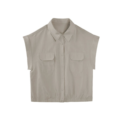 Tencel A-Line Vest Skirt Set-Up