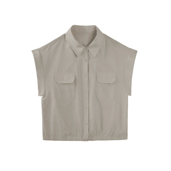 Tencel A-Line Vest Skirt Set-Up