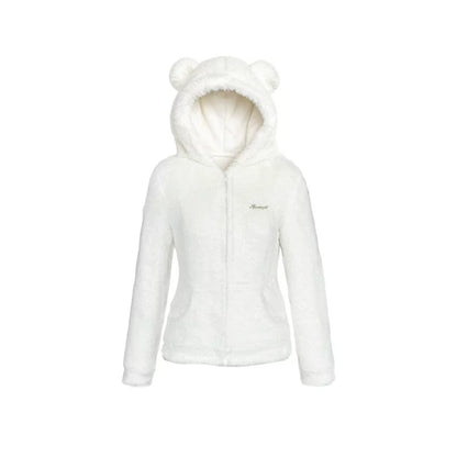 Sky Blue Teddy Bear Jacket Set-Up