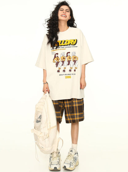 Loose Summer Print T-Shirt