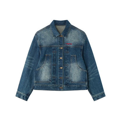 Vintage Washed Denim Jacket