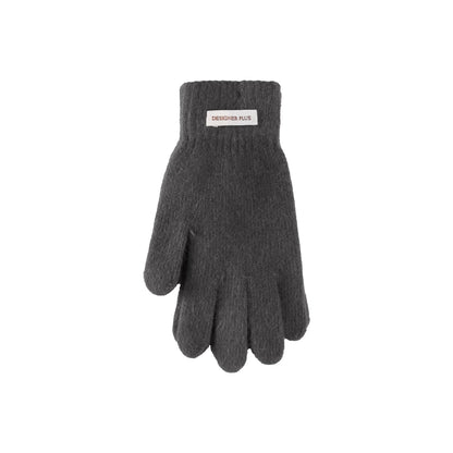 Wool Fine-Knit Winter Gloves