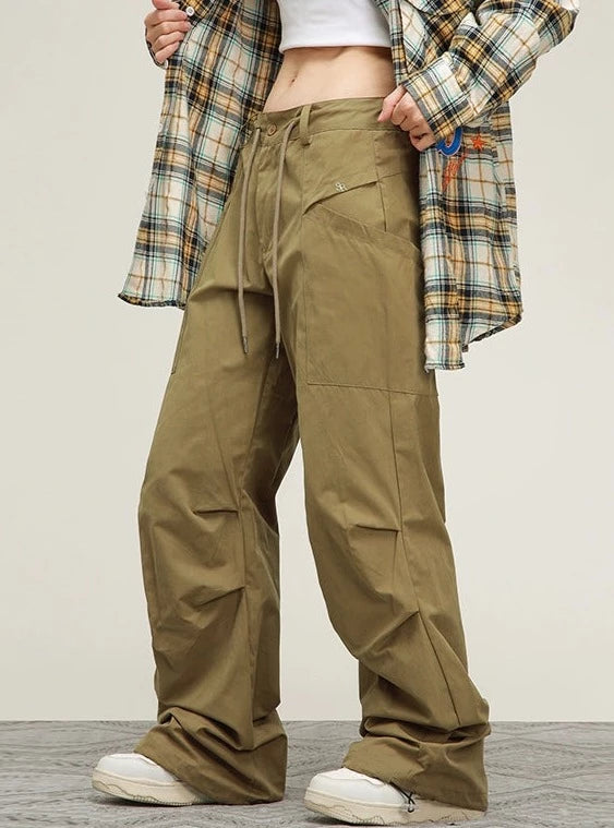 Maillard Loose Straight Casual Pants