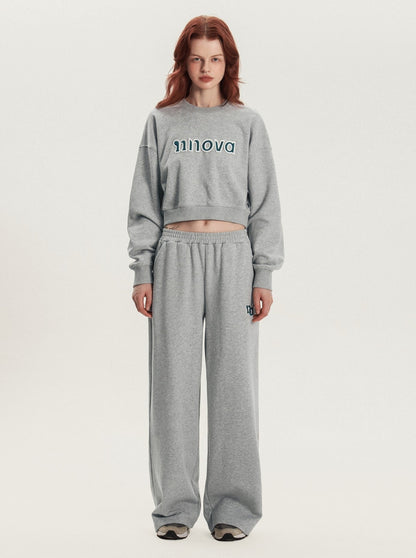 Crewneck Langarm Sweatshirt Set