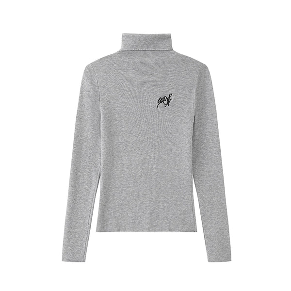 Wool Coat and Turtleneck Set-Up