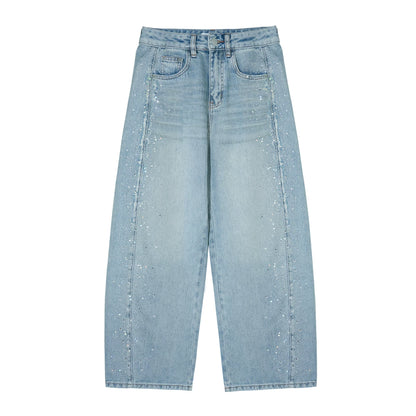 Lyocell Rhinestone Scimitar Pants